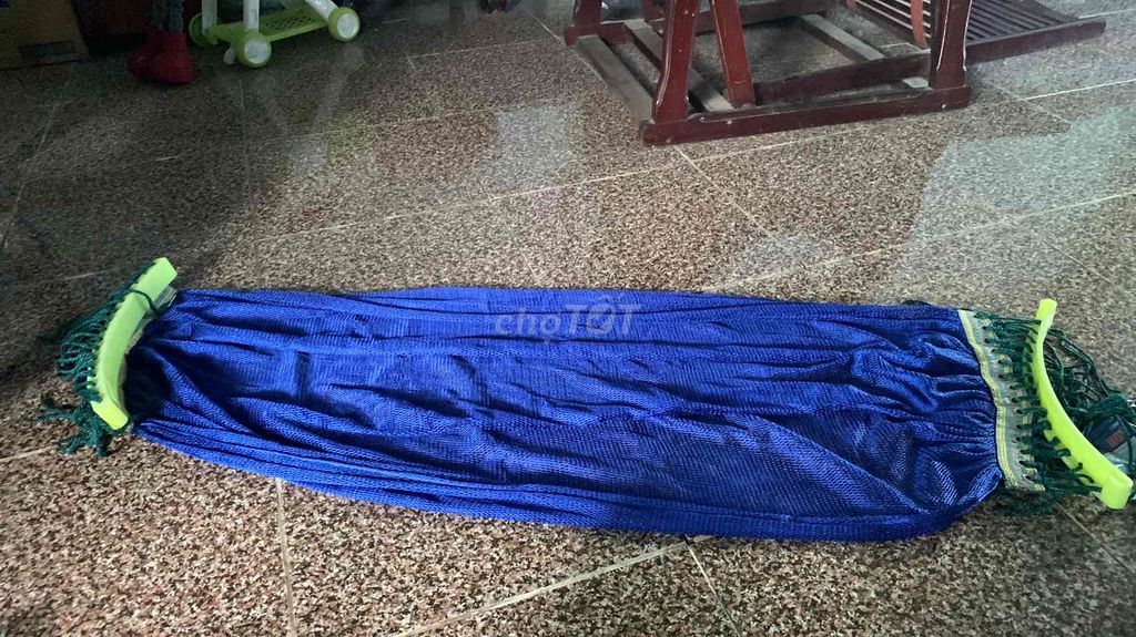 Võng xếp vải lưới Xanh dương. Mua bán Giường, chăn ga gối nệm tại Huyện Nhà Bè Tp Hồ Chí Minh được đăng bởi Luxy hình 1