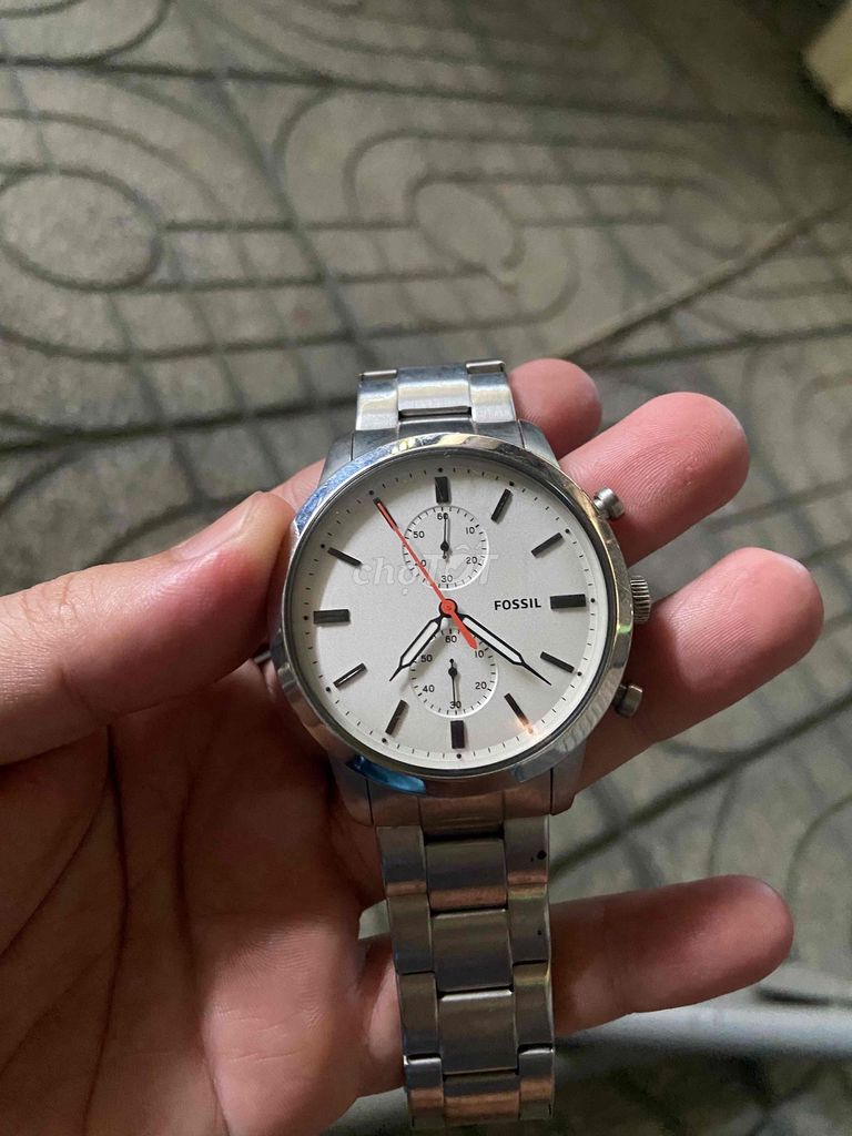 Fossil FS5346 Nam Kim loại Bạc. Mua bán Đồng hồ tại Thành phố Dĩ An Bình Dương được đăng bởi phan thành chung hình 1