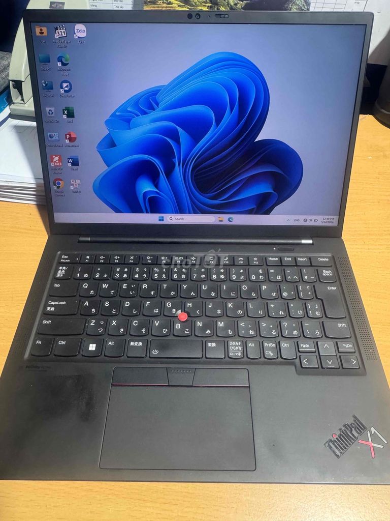 Lenovo ThinkPad X1 Carbon Gen 9 Đen. Mua bán Laptop tại Thành phố Vũng Tàu Bà Rịa - Vũng Tàu được đăng bởi Xuân Lan  hình 1