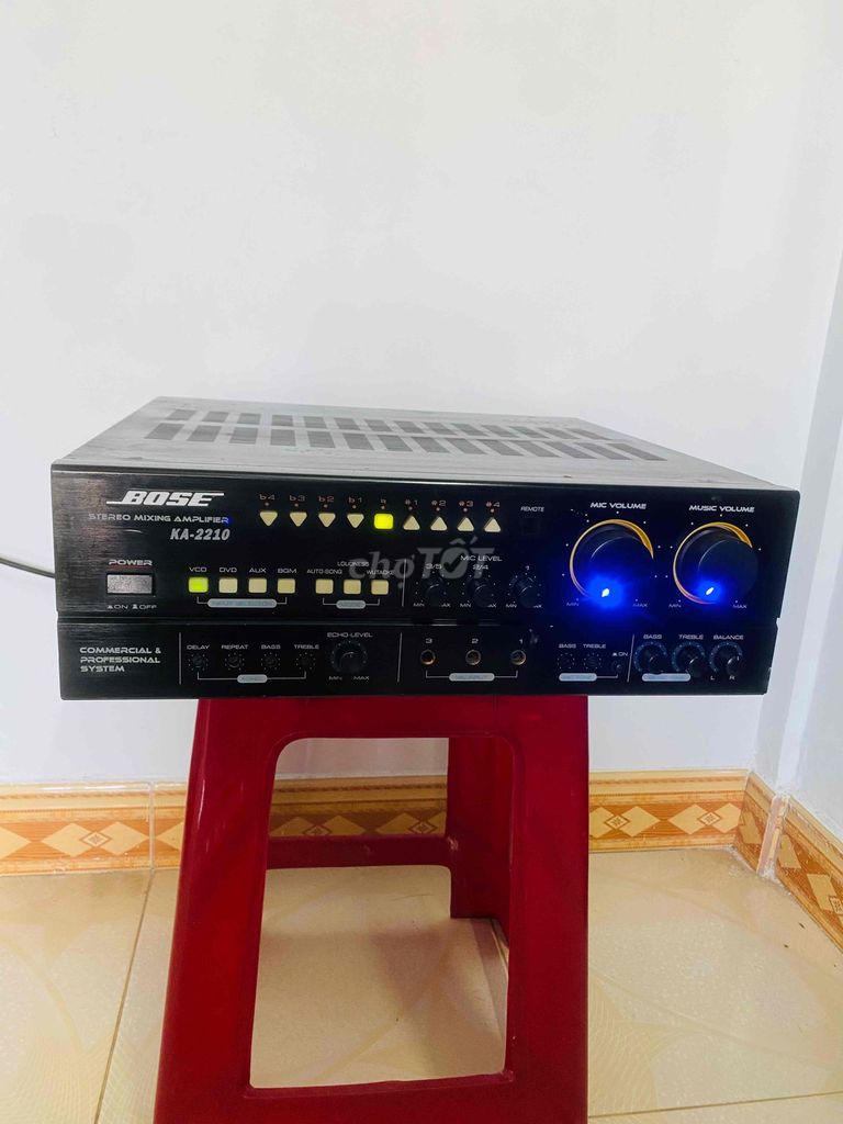 Amply karaoke Bose KA-2210 Đen. Mua bán Tivi, Âm thanh tại Thành phố Huế Thừa Thiên Huế được đăng bởi Nguyễn Quốc Thanh hình 1