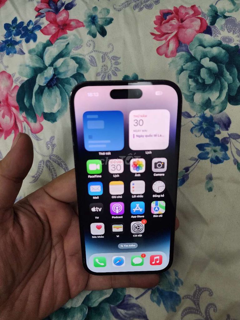 iPhone 14 Pro 256GB QT 120mhz truetone zin face ok. Mua bán Điện thoại tại Thành phố Thủ Đức Tp Hồ Chí Minh được đăng bởi binphone hình 1