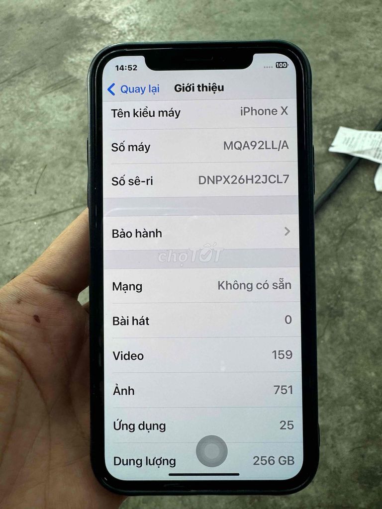 Apple iPhone X 256GB. Mua bán Điện thoại tại Quận Đồ Sơn Hải Phòng được đăng bởi Long Hoàng hình 1