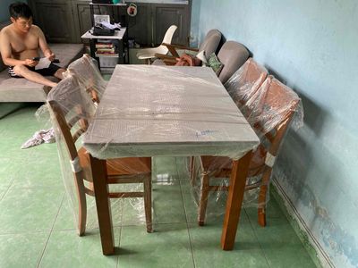 bàn ăn 4 ghế 1,2m giá rẻ. Mua bán Bàn ghế tại Huyện Hóc Môn Tp Hồ Chí Minh được đăng bởi Đồ Gỗ Thành Dũng
