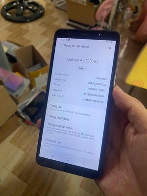 samsung a7 2018 màu vàng đồng. Mua bán Điện thoại tại Quận Bình Thuỷ Cần Thơ được đăng bởi Hường mobile
