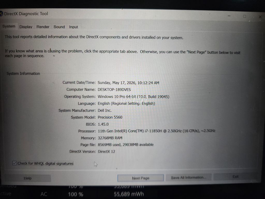 Dell Precision 5560 i7-11850H 32GB/954GB. Mua bán Laptop tại Quận Lê Chân Hải Phòng được đăng bởi Tùng hình 1