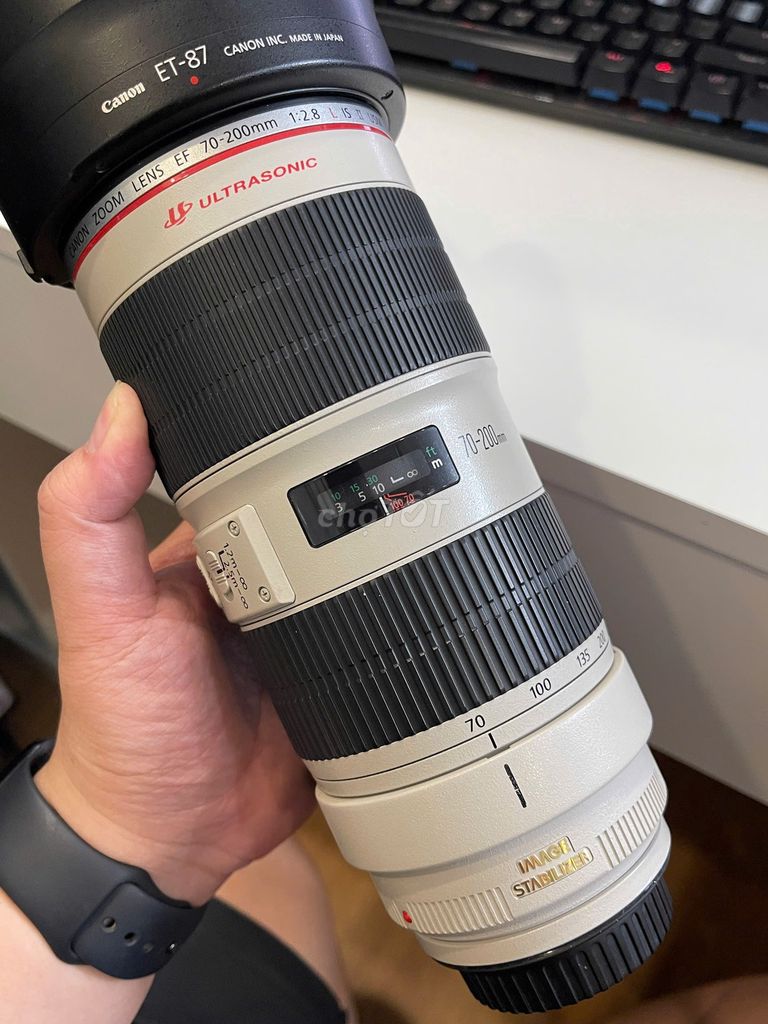 Ống kính Canon EF 70-200mm F2.8L IS II USM. Mua bán Máy ảnh, Máy quay tại Quận Đống Đa Hà Nội được đăng bởi Nhược Doanh hình 1