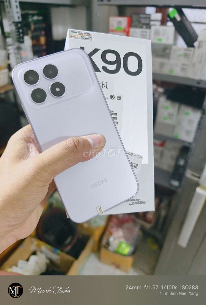 Xiaomi K90 12GB/256GB Tím nhạt 98%. Mua bán Điện thoại tại Huyện Lý Nhân Hà Nam được đăng bởi Mạnh Tuấn hình 1