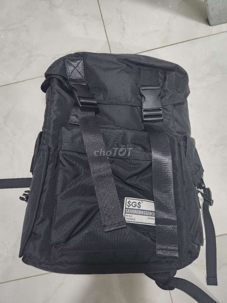 Balo dây rút SAIGONSWAGGER màu Đen. Mua bán Túi xách tại Quận Gò Vấp Tp Hồ Chí Minh được đăng bởi Mai Trần Lan Anh hình 1