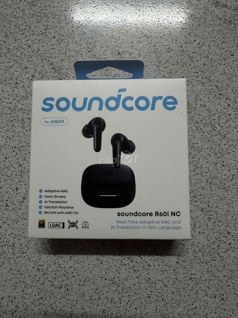Tai nghe Anker Soundcore R60i NC Đen chống ồn. Mua bán Tivi, Âm thanh tại Huyện Hóc Môn Tp Hồ Chí Minh được đăng bởi Nguyễn Tuấn hình 1
