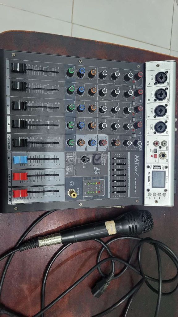Mixer âm thanh MTmax MAX11 Đen Đã sử dụng. Mua bán Tivi, Âm thanh tại Huyện Vĩnh Cửu Đồng Nai được đăng bởi thanh hình 1
