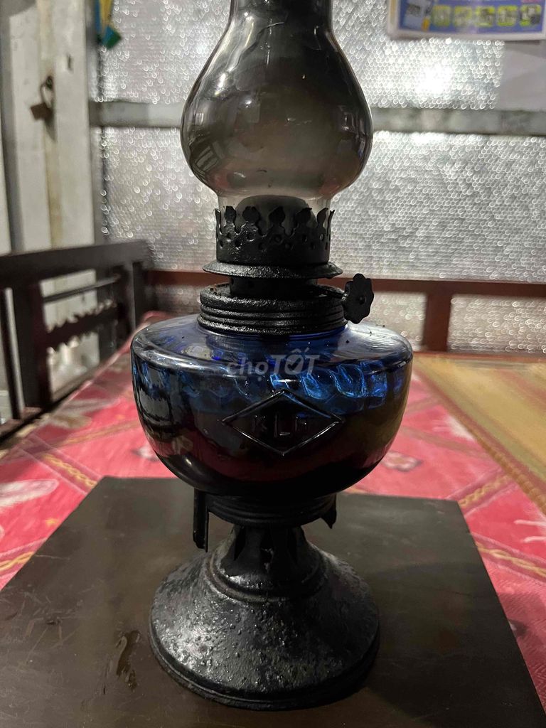 Đèn dầu KLH Thủy tinh Xanh Cỡ lớn. Mua bán Đèn tại Huyện Giồng Riềng Kiên Giang được đăng bởi T N hình 1