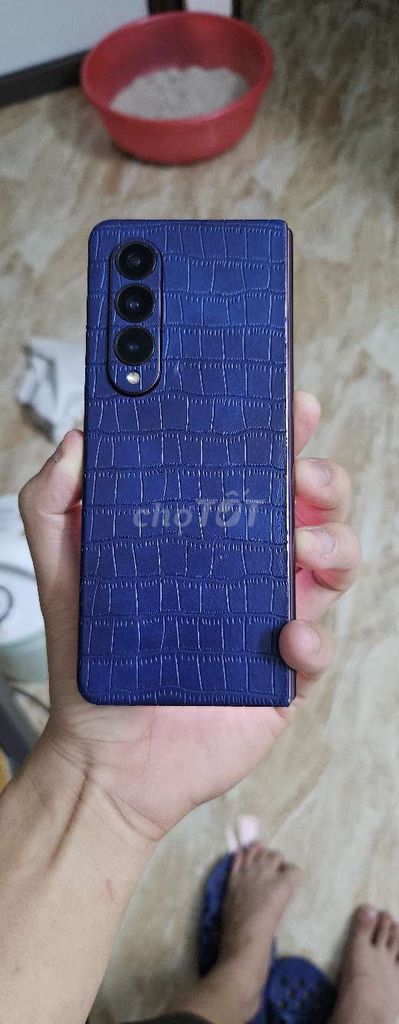 Samsung Z Fold 4 Xanh Màn ngoài sọc mờ. Mua bán Điện thoại tại Quận Thanh Xuân Hà Nội được đăng bởi Hiếu Nguyễn hình 1