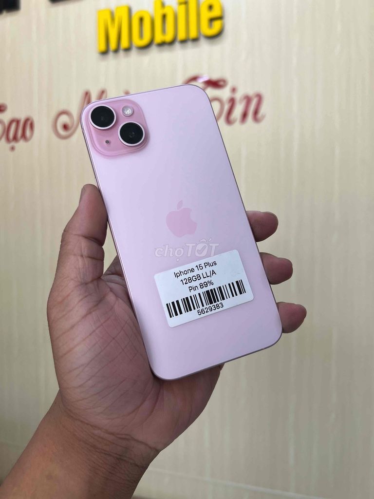 Apple iPhone 15 Plus 128GB Hồng. Mua bán Điện thoại tại Thị xã Phú Mỹ Bà Rịa - Vũng Tàu được đăng bởi Táo cắn dở  hình 1