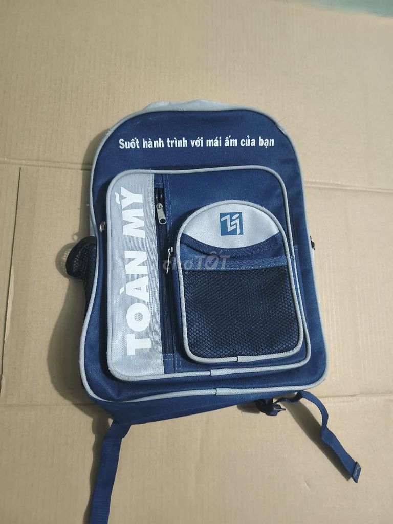Balo Toàn Mỹ Xanh phối xám mới 100%. Mua bán Túi xách tại Thành phố Thủ Đức Tp Hồ Chí Minh được đăng bởi Hạ Vy  hình 1