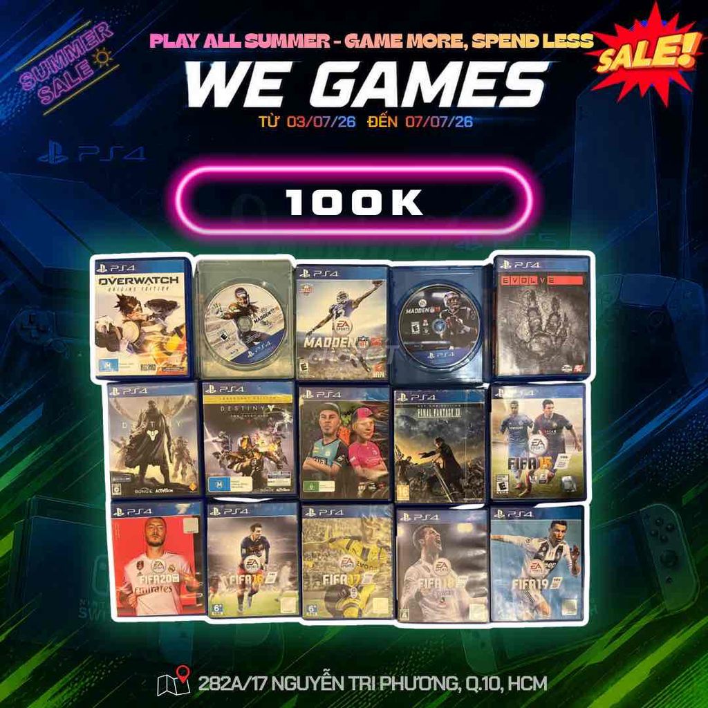 Đĩa game PS4, PS5 Hành động Thể thao cực hot. Mua bán Thiết bị chơi game tại Quận 10 Tp Hồ Chí Minh được đăng bởi Thành Tài hình 1