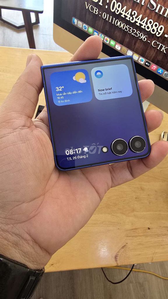 Samsung Z Flip 7 512GB Xanh. Mua bán Điện thoại tại Quận Ninh Kiều Cần Thơ được đăng bởi hiển mobile hình 1