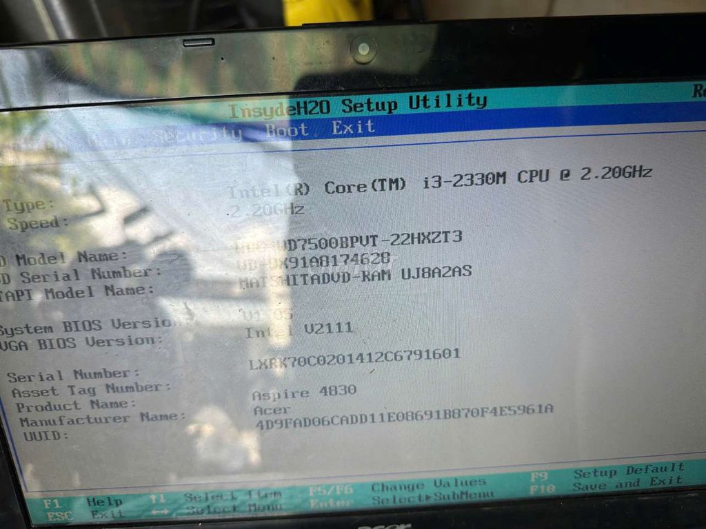 Acer Aspire 4830 i3-2330M Đen. Mua bán Laptop tại Quận Tân Phú Tp Hồ Chí Minh được đăng bởi bi  hình 1
