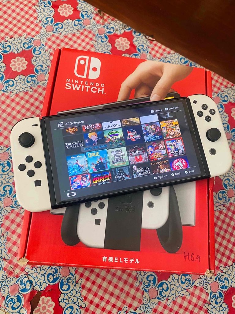 Nintendo switch Oled White mod chip 512g full box