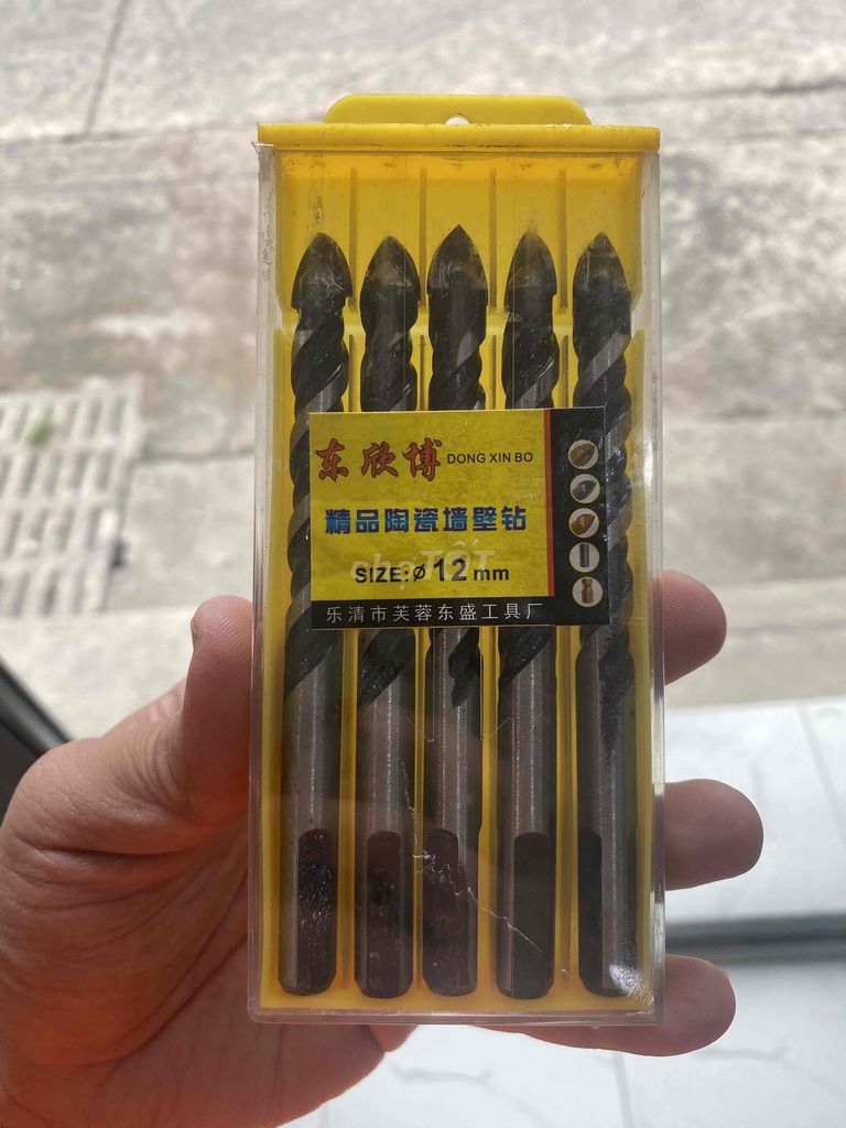 Bộ 5 mũi khoan đa năng 12mm mới nguyên hộp - Khoan. Mua bán Đồ chuyên dụng, Giống nuôi trồng tại Huyện Trảng Bom Đồng Nai được đăng bởi Bình Phan hình 1