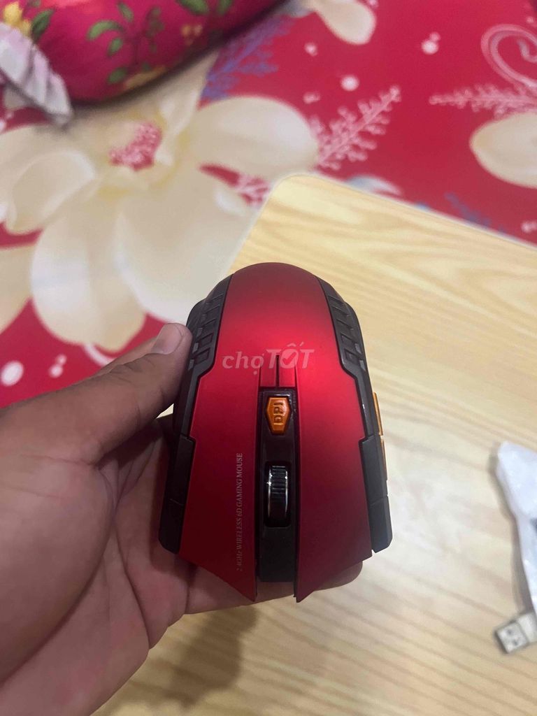 Chuột Gaming Không Dây Đỏ. Mua bán Phụ kiện (Màn hình, Chuột...) tại Huyện Hòa Thành Tây Ninh được đăng bởi Khang hình 1