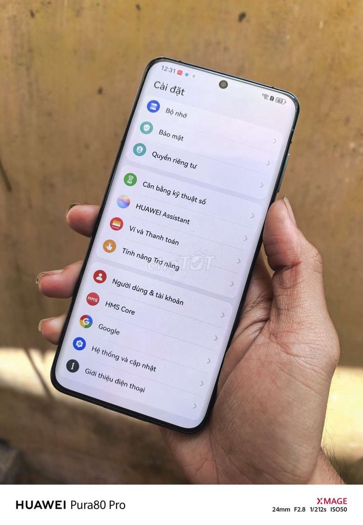 Huawei P60 Art 512GB Xám Đã sử dụng. Mua bán Điện thoại tại Thành phố Mỹ Tho Tiền Giang được đăng bởi Quan Nguyễn  hình 1