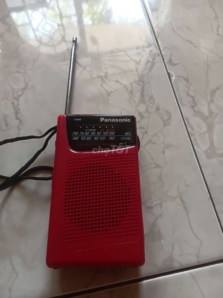 Đài radio Panasonic Đỏ. Mua bán Tivi, Âm thanh tại Quận Bình Thạnh Tp Hồ Chí Minh được đăng bởi Tran Duc Tu hình 1