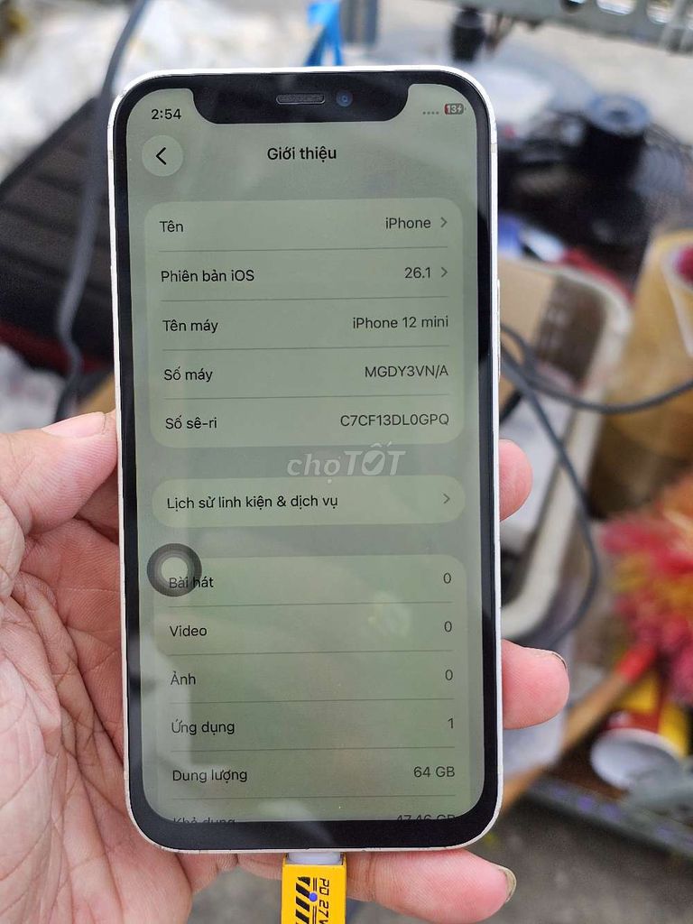 iPhone 12 mini 64GB VN lướt web treo game . Mua bán Điện thoại tại Quận 8 Tp Hồ Chí Minh được đăng bởi Thiên Hòa mobile  hình 1