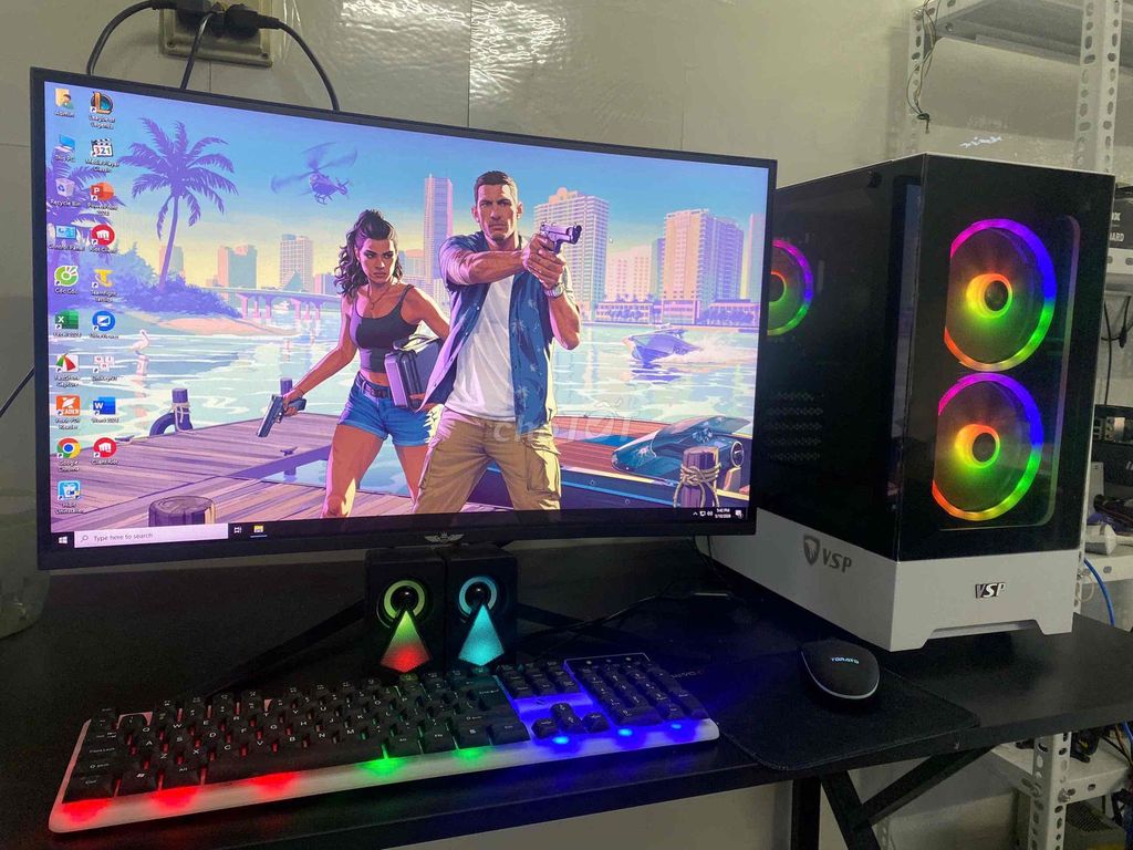 Pass nhanh màn hình cong Kinglight 27in, 75hz.. Mua bán Phụ kiện (Màn hình, Chuột...) tại Huyện Định Quán Đồng Nai được đăng bởi Bảo Châu hình 1