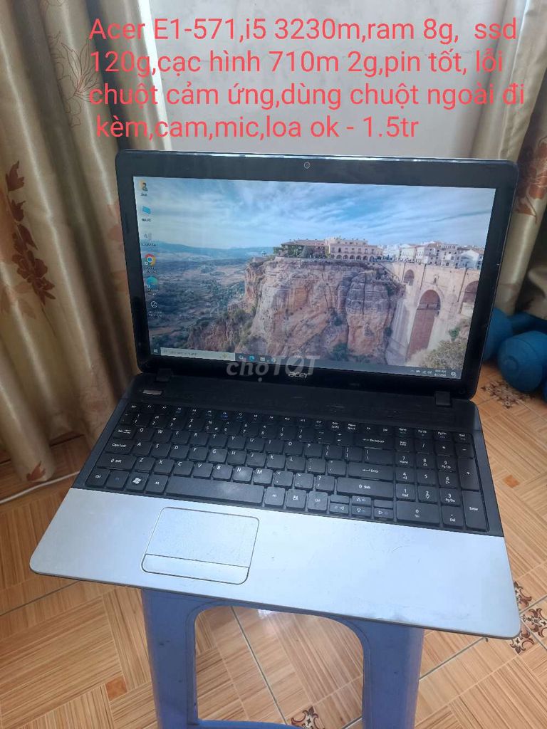 Acer E1-571 i5 3230M 15.6 inch 8GB/120GB SSD. Mua bán Laptop tại Quận Hà Đông Hà Nội được đăng bởi  Minh Thiên hình 1