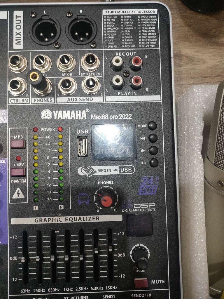 Combo Livestream - Mixer Yamaha Max68 Pro