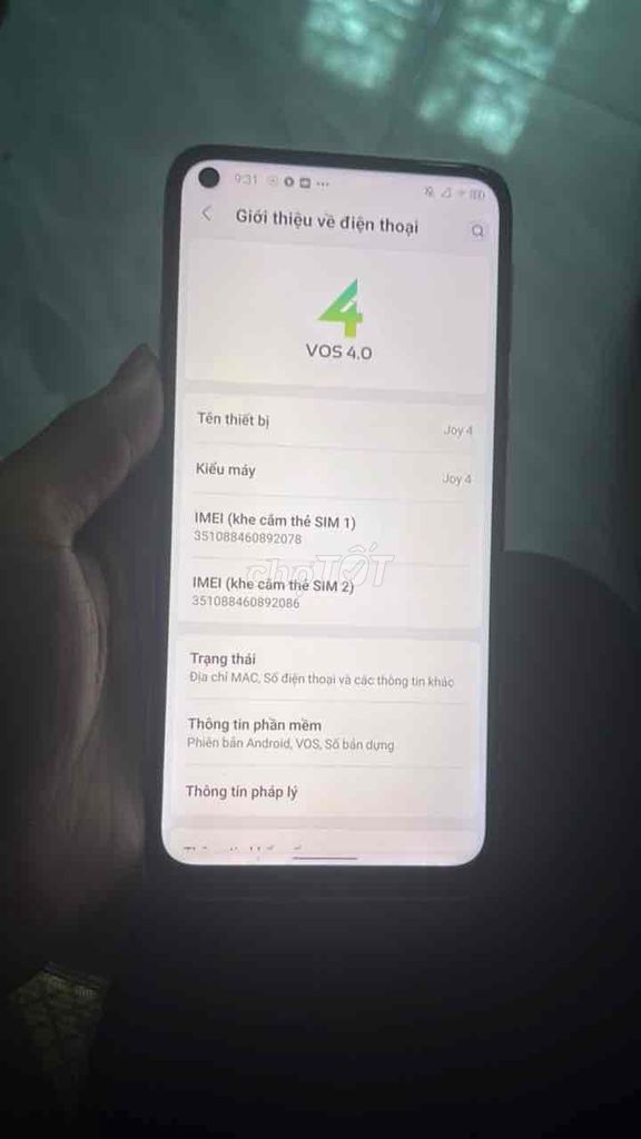 Vsmart Joy 4 Trắng. Mua bán Điện thoại tại Quận Cầu Giấy Hà Nội được đăng bởi Hoàng Dương hình 1