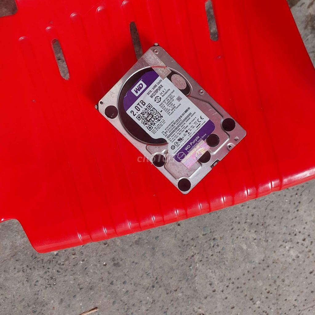 Ổ cứng HDD WD WD20PURX 2TB Đã qua sử dụng. Mua bán Linh kiện (RAM, Card...) tại Quận 11 Tp Hồ Chí Minh được đăng bởi hb computer hình 1