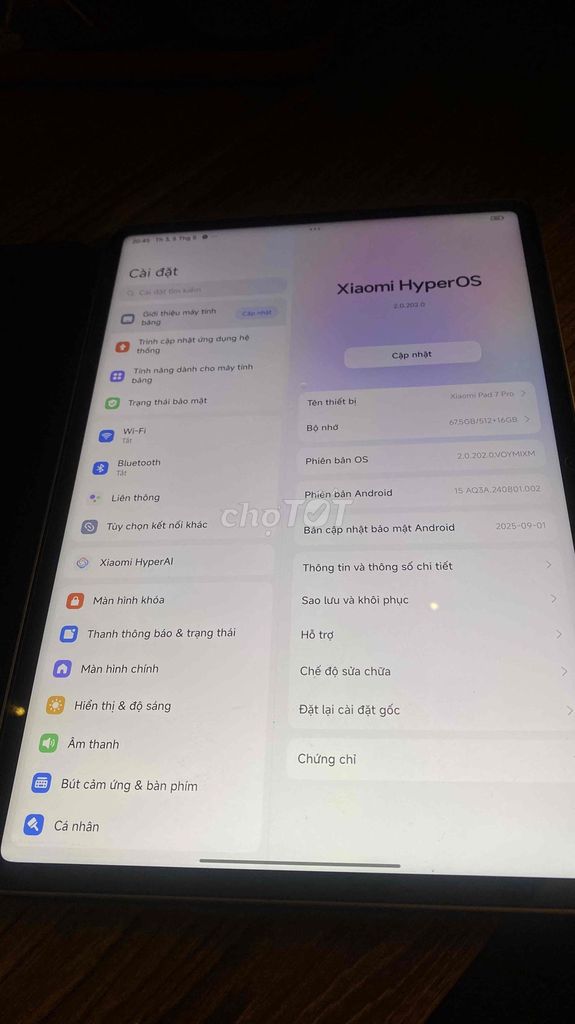 xiaomi pad 7 pro. Mua bán Máy tính bảng tại Thành phố Thủ Đức Tp Hồ Chí Minh được đăng bởi Lê Chí Hiếu hình 1