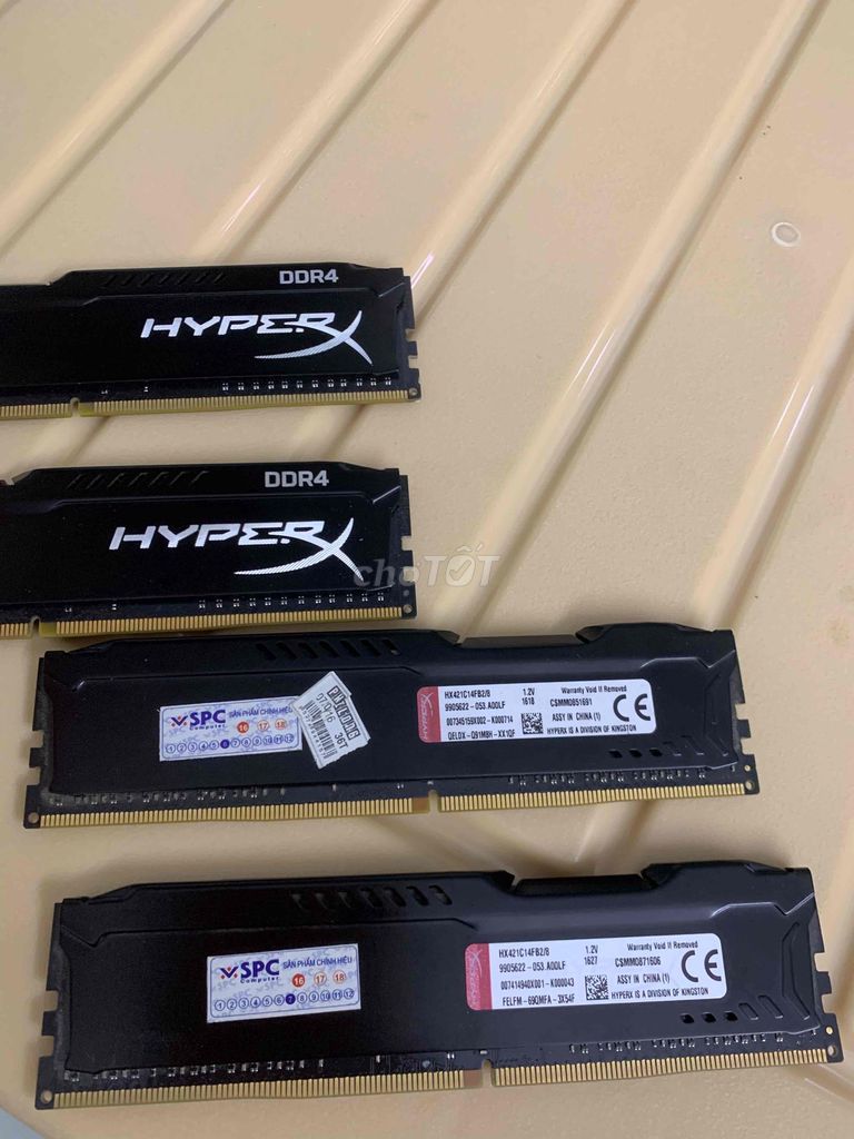 RAM Kingston HyperX Fury Black DDR4 8GB. Mua bán Linh kiện (RAM, Card...) tại Thành phố Vĩnh Long Vĩnh Long được đăng bởi truong quang dinh hình 1