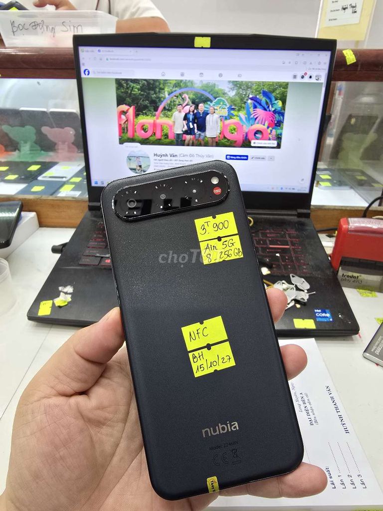 Nubia Air 5G 8GB/256GB Đen. Mua bán Điện thoại tại Thành phố Long Xuyên An Giang được đăng bởi Facebook Cầm Đồ Thúy Vân hình 1