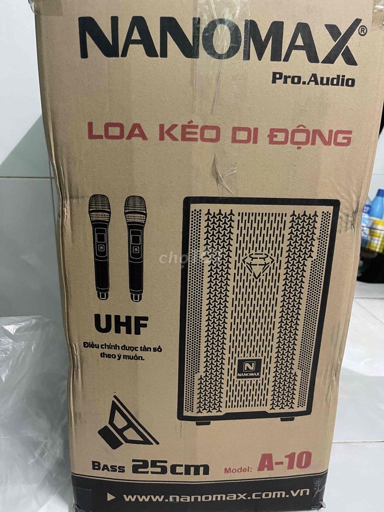 Loa kéo di động Nanomax A-10 bass 25cm UHF. Mua bán Tivi, Âm thanh tại Quận Bình Tân Tp Hồ Chí Minh được đăng bởi Hồ Hiền hình 1