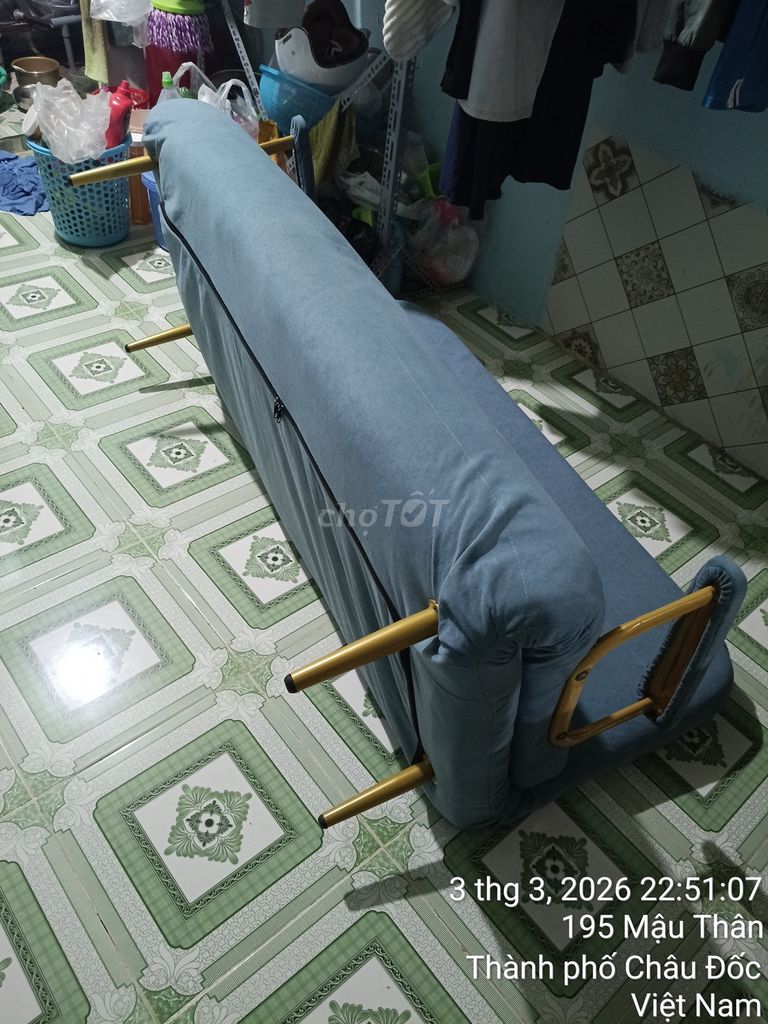 Giường sofa thông minh 1.5x2m. Mua bán Giường, chăn ga gối nệm tại Thành phố Châu Đốc An Giang được đăng bởi Hồ Quân  hình 1
