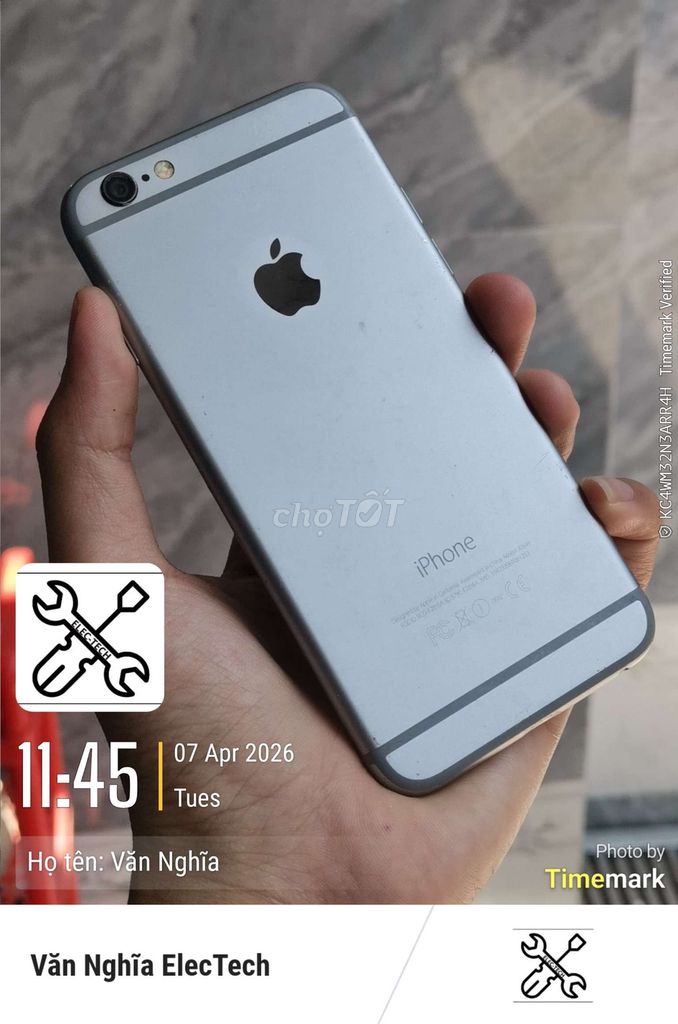 iPhone 6G 64GB Quốc tế. Mua bán Điện thoại tại Thành phố Thủ Đức Tp Hồ Chí Minh được đăng bởi Văn Nghĩa ElecTech hình 1