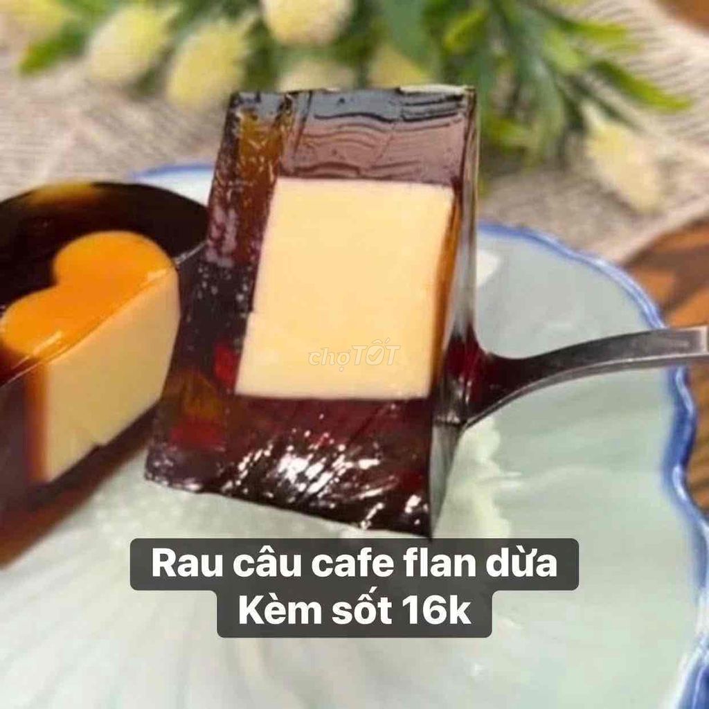 Rau câu cafe flan kèm sốt. Mua bán Đồ ăn, thực phẩm và các loại khác tại Quận Tân Phú Tp Hồ Chí Minh được đăng bởi Huỳnh An  hình 1