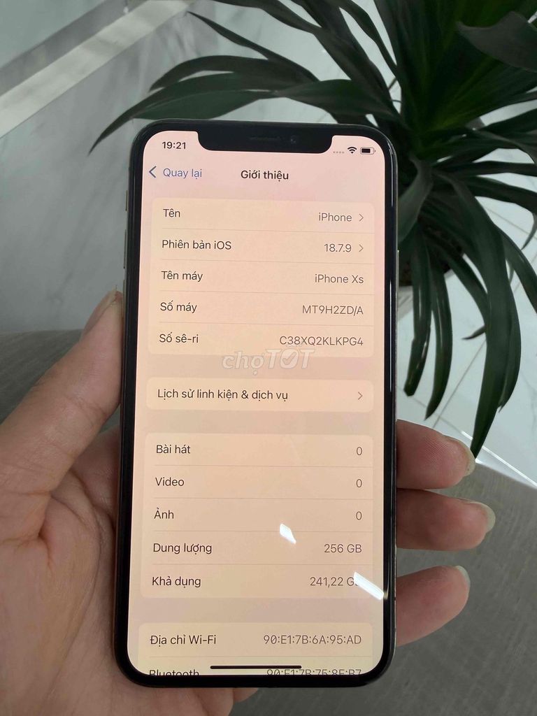 iPhone Xs 256G quốc tế pin 100 zin all. Mua bán Điện thoại tại Quận Ninh Kiều Cần Thơ được đăng bởi LyN hình 1