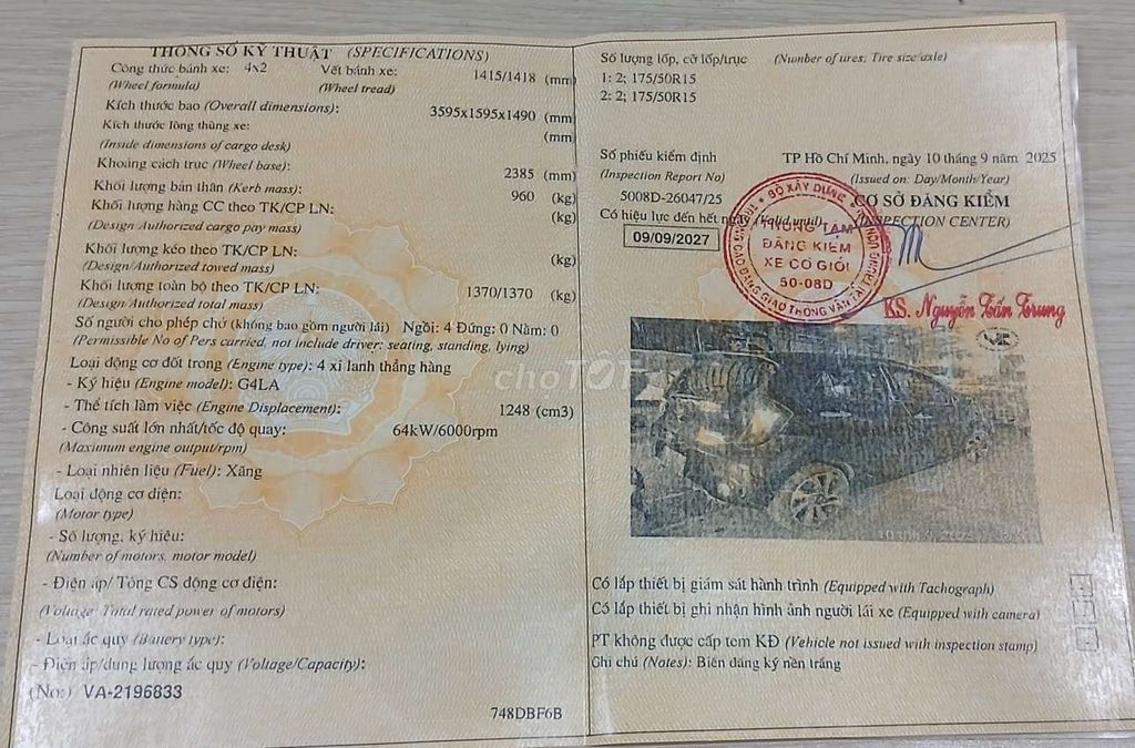 Kia Morning 2018 Si 1.25 AT - 27000 km xe gia đình. Mua bán Ô tô tại Quận Gò Vấp Tp Hồ Chí Minh được đăng bởi Hoà Bình hình 20