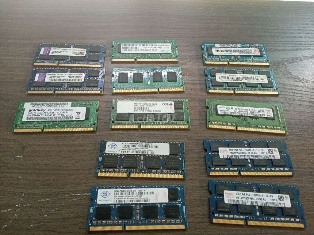 Ram laptop cũ 4g 1333/10600s