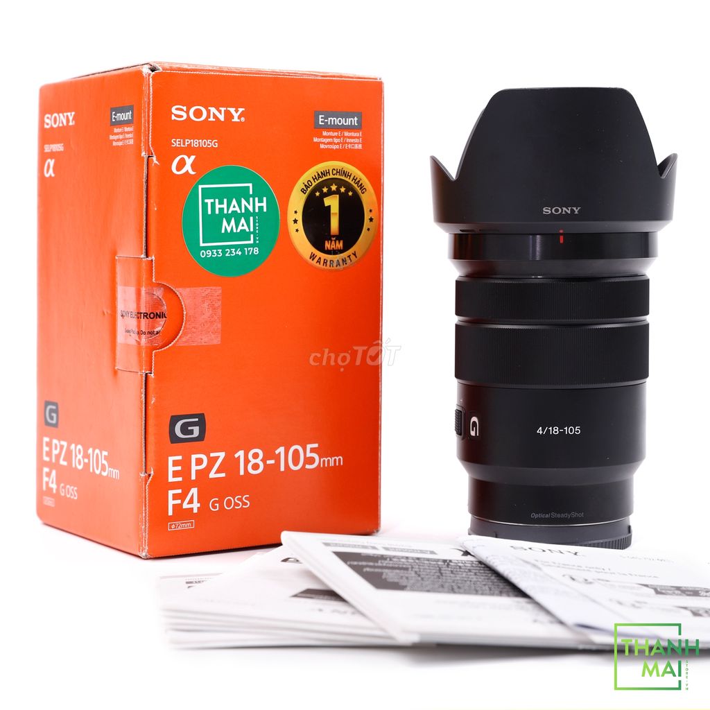 Ống kính Sony E PZ 18-105mm f/4 G OSS