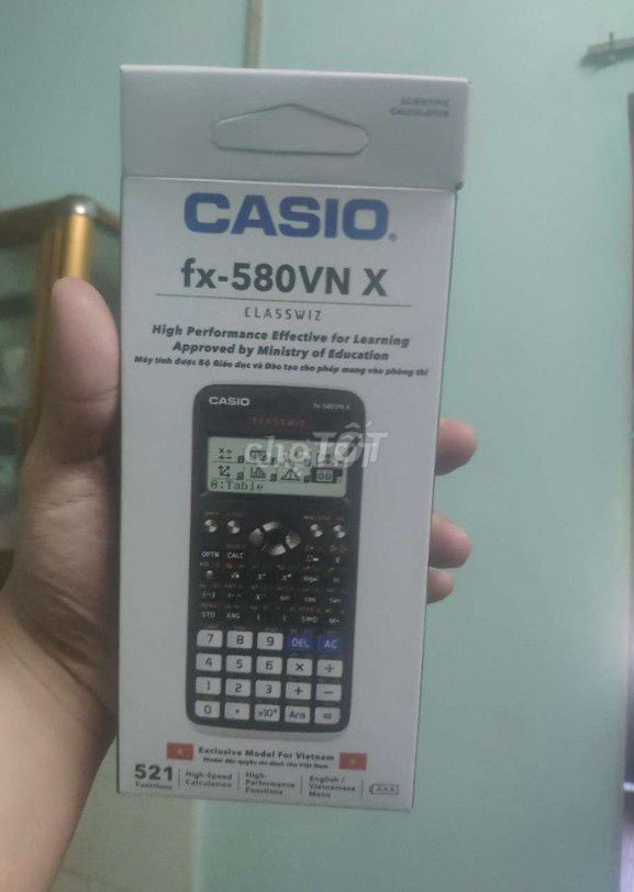 Máy tính Casio FX-580VN X mới 100% hộp mới nhé. Mua bán Đồ dùng văn phòng tại Quận Tân Bình Tp Hồ Chí Minh được đăng bởi Cửa hàng Casio  hình 1