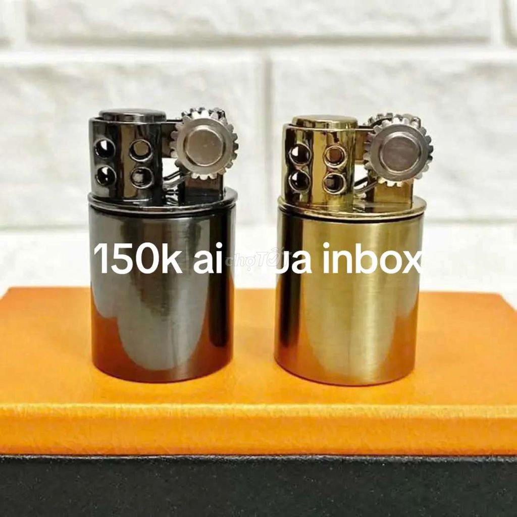 Bật lửa xăng đá Mini Sưu tầm Vàng Đen. Mua bán Đồ sưu tầm, đồ cổ tại Quận Gò Vấp Tp Hồ Chí Minh được đăng bởi Anh long hình 1