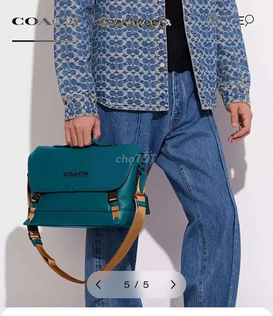 Túi đeo chéo Coach League Messenger Nam. Mua bán Túi xách tại Thành phố Mỹ Tho Tiền Giang được đăng bởi Trinh Pham hình 1