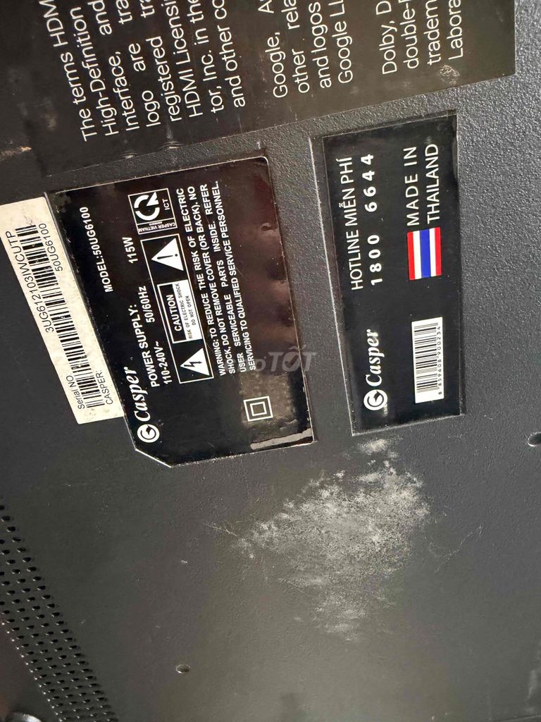 Tivi Casper 50UG6100. Mua bán Tivi, Âm thanh tại Quận Bình Tân Tp Hồ Chí Minh được đăng bởi Phạm trung hình 1