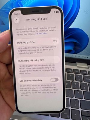 Apple iPhone 12 mini 128GB Trắng 85%