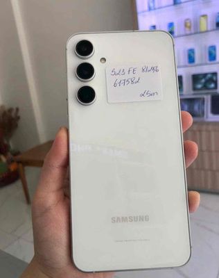samsung galaxy s23fe trắng ram 8/256gb cty 2 sim