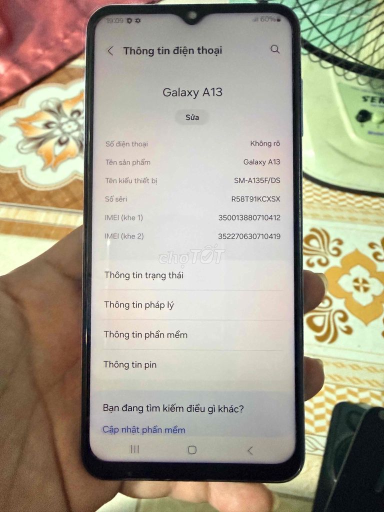 Samsung Galaxy A13 Xanh. Mua bán Điện thoại tại Quận Gò Vấp Tp Hồ Chí Minh được đăng bởi Tuấn  hình 1